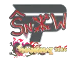 Sticker | snow (Glitter) | Shanghai 2024