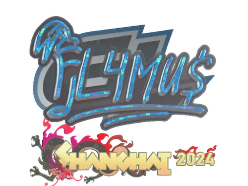 Sticker | FL4MUS (Glitter) | Shanghai 2024 Sticker | FL4MUS (Glitter) | Shanghai 2024