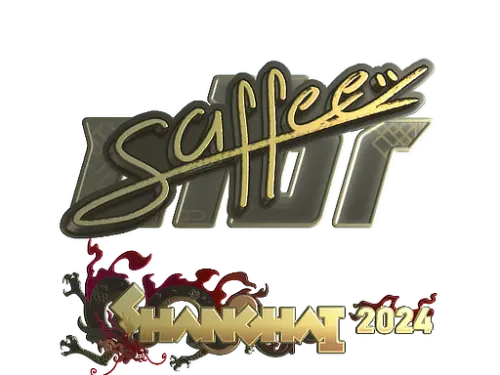 Sticker | saffee (Gold) | Shanghai 2024