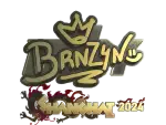 Sticker | brnz4n (Gold) | Shanghai 2024