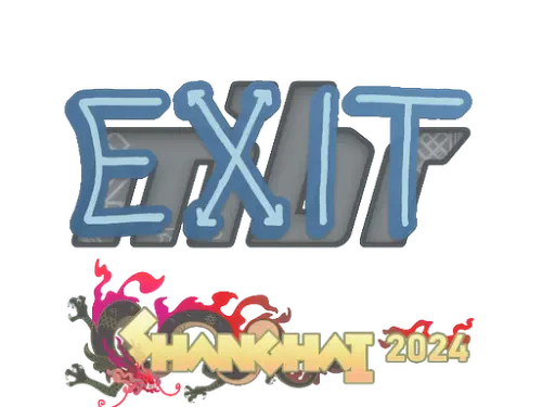 Sticker | exit | Shanghai 2024