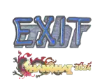 Sticker | exit (Holo) | Shanghai 2024