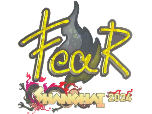Sticker | fEAR (Glitter) | Shanghai 2024