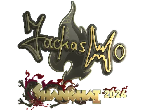Sticker | jackasmo (Gold) | Shanghai 2024 Sticker | jackasmo (Gold) | Shanghai 2024
