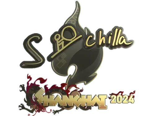 Sticker | s-chilla (Gold) | Shanghai 2024 Sticker | s-chilla (Gold) | Shanghai 2024