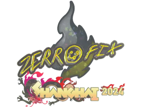 Sticker | zeRRoFIX (Glitter) | Shanghai 2024 Sticker | zeRRoFIX (Glitter) | Shanghai 2024