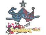 Sticker | Sonic (Glitter) | Shanghai 2024