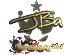 Sticker | JBa (Gold) | Shanghai 2024