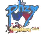 Sticker | phzy (Holo) | Shanghai 2024