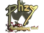 Sticker | phzy (Gold) | Shanghai 2024
