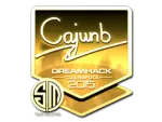Sticker | cajunb (Gold) | Cluj-Napoca 2015