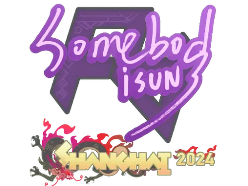Sticker | somebody | Shanghai 2024
