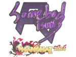 Sticker | somebody (Glitter) | Shanghai 2024