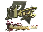 Sticker | L1haNg (Gold) | Shanghai 2024