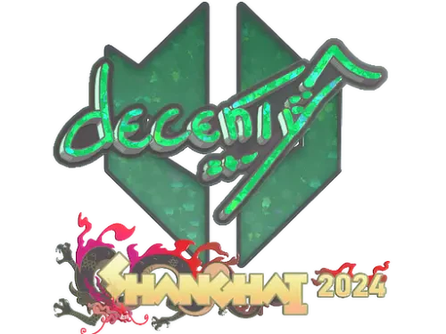 Sticker | decenty (Glitter) | Shanghai 2024