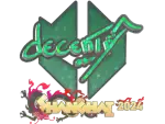 Sticker | decenty (Glitter) | Shanghai 2024