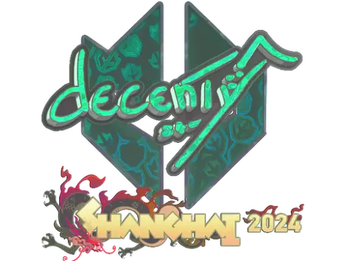 Sticker | decenty (Holo) | Shanghai 2024 Sticker | decenty (Holo) | Shanghai 2024
