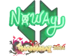 Sticker | noway | Shanghai 2024
