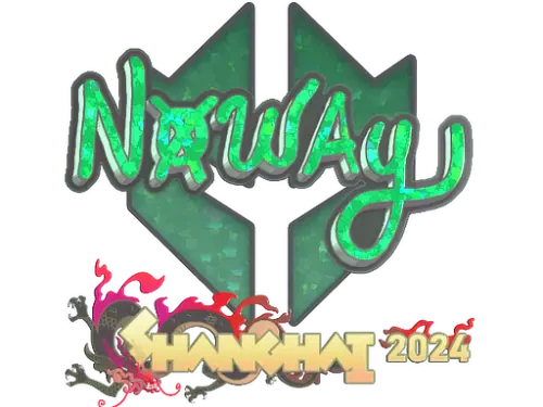 Sticker | noway (Glitter) | Shanghai 2024
