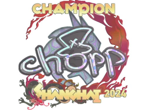 Sticker | chopper (Holo, Champion) | Shanghai 2024