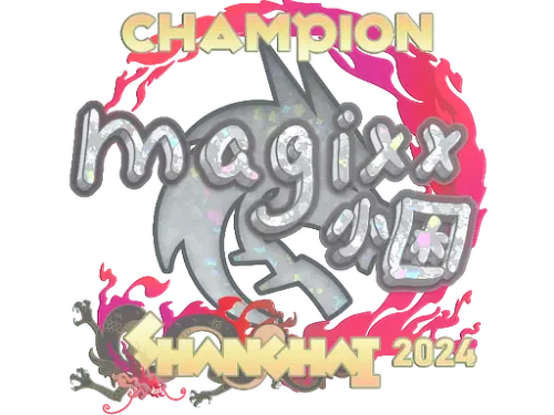 Sticker | magixx (Glitter, Champion) | Shanghai 2024 Sticker | magixx (Glitter, Champion) | Shanghai 2024