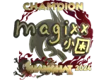 Sticker | magixx (Gold, Champion) | Shanghai 2024