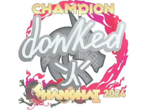 Sticker | donk (Champion) | Shanghai 2024 Sticker | donk (Champion) | Shanghai 2024