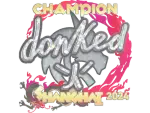 Sticker | donk (Glitter, Champion) | Shanghai 2024