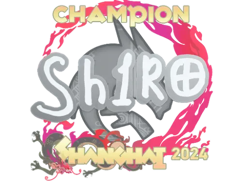 Sticker | sh1ro (Champion) | Shanghai 2024 Sticker | sh1ro (Champion) | Shanghai 2024