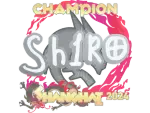 Sticker | sh1ro (Champion) | Shanghai 2024