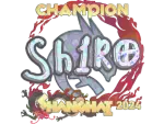 Sticker | sh1ro (Holo, Champion) | Shanghai 2024
