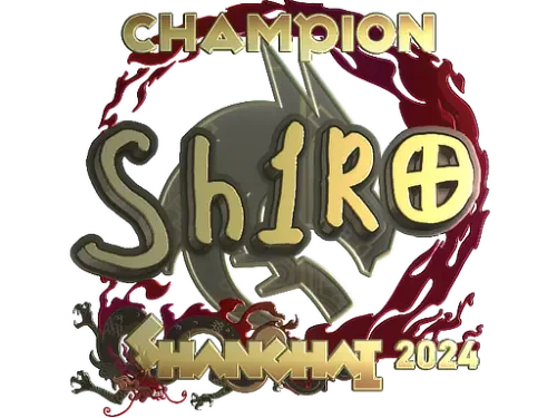 Sticker | sh1ro (Gold, Champion) | Shanghai 2024 Sticker | sh1ro (Gold, Champion) | Shanghai 2024