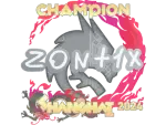 Sticker | zont1x (Champion) | Shanghai 2024