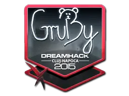Sticker | GruBy (Foil) | Cluj-Napoca 2015 Sticker | GruBy (Foil) | Cluj-Napoca 2015