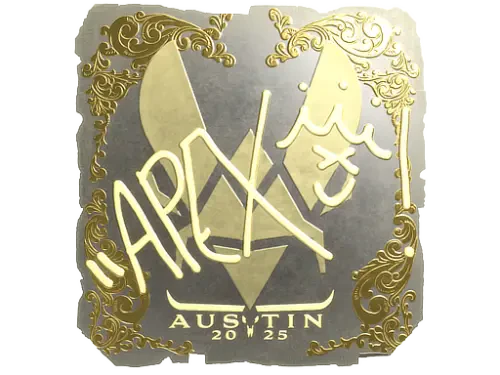 Sticker | apEX (Gold) | Austin 2025