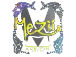 Sticker | mezii (Holo) | Austin 2025