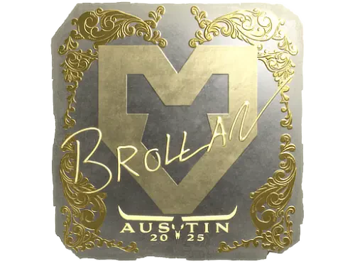 Sticker | Brollan (Gold) | Austin 2025 Sticker | Brollan (Gold) | Austin 2025
