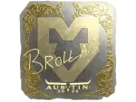Sticker | Brollan (Gold) | Austin 2025