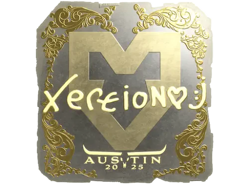 Sticker | xertioN (Gold) | Austin 2025 Sticker | xertioN (Gold) | Austin 2025