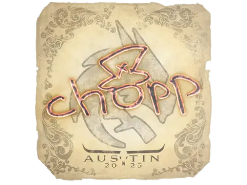 Sticker | chopper | Austin 2025