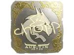 Sticker | chopper (Gold) | Austin 2025