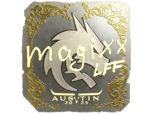 Sticker | magixx (Gold) | Austin 2025 Sticker | magixx (Gold) | Austin 2025