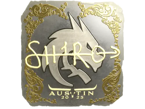 Sticker | sh1ro (Gold) | Austin 2025 Sticker | sh1ro (Gold) | Austin 2025
