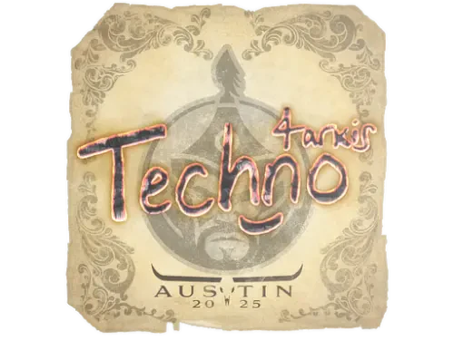 Sticker | Techno4K | Austin 2025 Sticker | Techno4K | Austin 2025