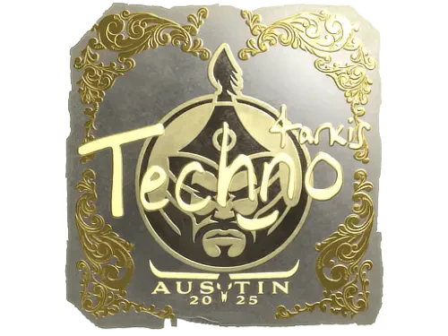 Sticker | Techno4K (Gold) | Austin 2025 Sticker | Techno4K (Gold) | Austin 2025