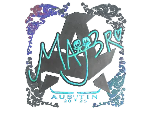 Sticker | MAJ3R (Holo) | Austin 2025 Sticker | MAJ3R (Holo) | Austin 2025