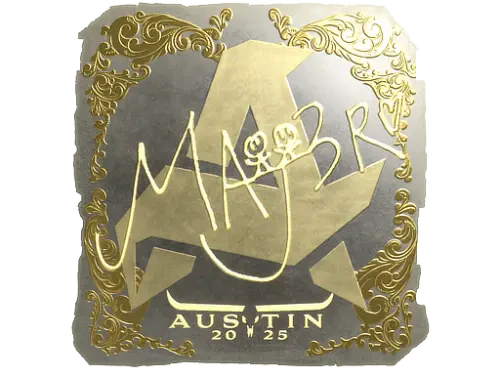 Sticker | MAJ3R (Gold) | Austin 2025