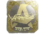 Sticker | XANTARES (Gold) | Austin 2025