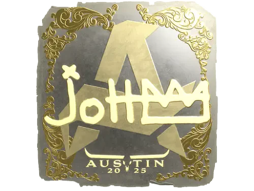 Sticker | jottAAA (Gold) | Austin 2025