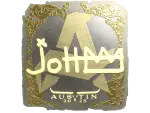 Sticker | jottAAA (Gold) | Austin 2025